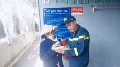 Đến gần 1.000 nhà trọ tuyên truyền công tác PCCC cho từng người