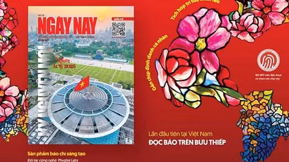 Đọc báo Tết trên bưu thiếp định danh, tích hợp trí tuệ nhân tạo
