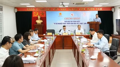 122 tác phẩm vào chung khảo Giải Báo chí toàn quốc “Vì sự nghiệp phát triển Văn hóa Việt Nam”