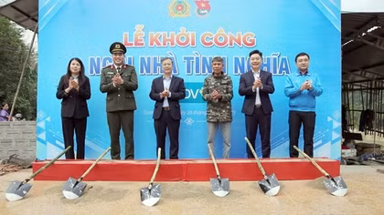 Ban Thanh niên CAND tổ chức Chương trình tình nguyện tại Nghệ An