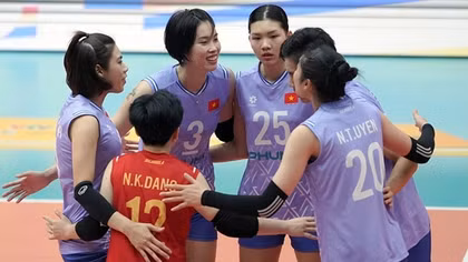 Đội tuyển bóng chuyền nữ Việt Nam ra sân chơi thế giới
