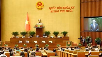 Quốc hội biểu quyết bổ sung số lượng Phó Thủ tướng Chính phủ