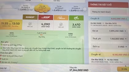 Đường bay Hà Nội - Côn Đảo vừa mở bán đã “cháy” vé