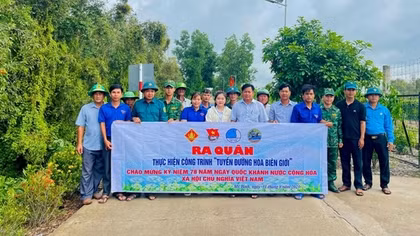 Một lần thăm chốt tiền tiêu