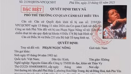 Truy nã một Giám đốc Công ty TNHH chiếm đoạt hơn 2 tỷ đồng