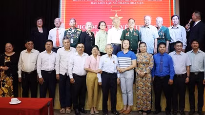 Họp mặt truyền thống lực lượng vũ trang Hoa vận tại TP Hồ Chí Minh