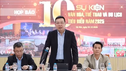 Bình chọn 10 sự kiện Văn hóa, Thể thao và Du lịch tiêu biểu năm 2025