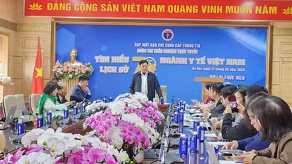 Thi trắc nghiệm trực tuyến tìm hiểu lịch sử 70 năm ngành y tế Việt Nam