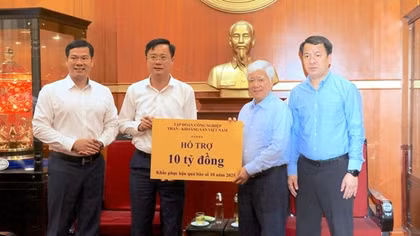 TKV ủng hộ 10 tỷ đồng khắc phục hậu quả bão số 10