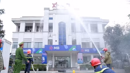 Công an tỉnh Hà Tĩnh tổ chức diễn tập phương án chữa cháy và cứu nạn cứu hộ