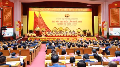 Phiên trù bị Đại hội đại biểu Đảng bộ tỉnh Lạng Sơn lần thứ XVIII, nhiệm kỳ 2025-2030