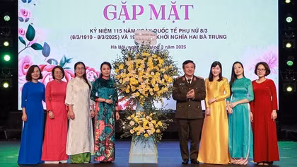 Cục Truyền thông CAND gặp mặt kỷ niệm Ngày Quốc tế Phụ nữ 8/3