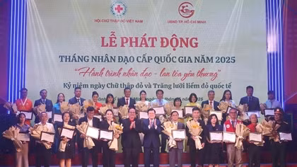 Phát động cấp quốc gia Tháng Nhân đạo năm 2025 “Hành trình nhân đạo - Lan tỏa yêu thương”