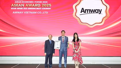 Amway Việt Nam khẳng định uy tín và vị thế dẫn đầu trong Top 5 Doanh nghiệp tiêu biểu ASEAN