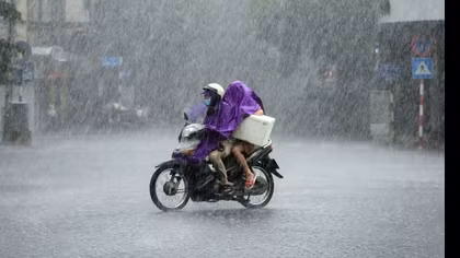 Miền Bắc có nơi mưa rất to