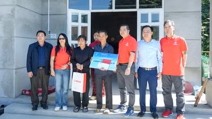 Chung tay dựng mái ấm cho gia đình khó khăn ở Lào Cai