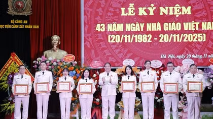 Học viện CSND có hơn 900 cán bộ, giảng viên trình độ cao, luôn tiên phong trong đổi mới giáo dục