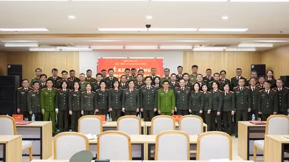 Học viện ANND khai giảng lớp bồi dưỡng kiến thức quốc phòng, an ninh dành cho đối tượng 2