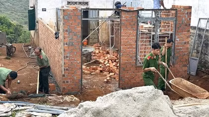Công an Lâm Đồng xây thêm 49 căn nhà hỗ trợ người nghèo