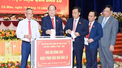 Cà Mau vận động hỗ trợ đồng bào bị thiệt hại do bão lũ