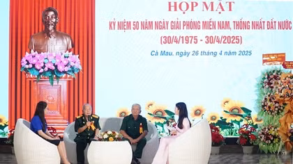 Cà Mau họp mặt kỷ niệm 50 năm Ngày Giải phóng miền Nam, thống nhất đất nước