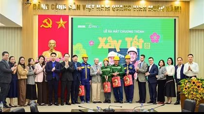 Chương trình Xây Tết 2026 sẽ trao tặng 30.000 phần quà Tết cho công nhân