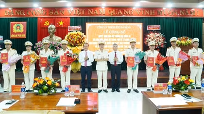Công an TP Đà Nẵng mới có 8 Phó Giám đốc
