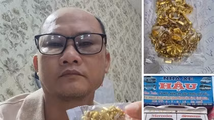 Chủ nhà xe đăng thông tin tìm người đánh rơi bịch vàng