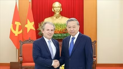 Tổng Bí thư Tô Lâm tiếp Giám đốc điều hành Tập đoàn Rosen Partners