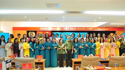 Hội viên phụ nữ Cục An ninh kinh tế góp phần tích cực bảo vệ an ninh quốc gia