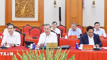Bộ Chính trị cho ý kiến về công tác chuẩn bị Đại hội Đảng bộ MTTQ, các đoàn thể Trung ương
