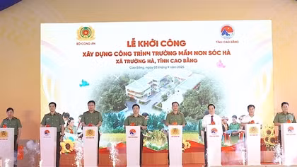 Khởi công xây dựng Trường Mầm non Sóc Hà nơi quê hương cách mạng Cao Bằng