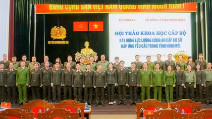 Xây dựng lực lượng Công an cấp cơ sở đáp ứng yêu cầu, nhiệm vụ trong tình hình mới
