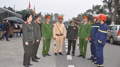 Bảo đảm ANTT cho lễ hội mùa xuân Côn Sơn – Kiếp Bạc năm 2025