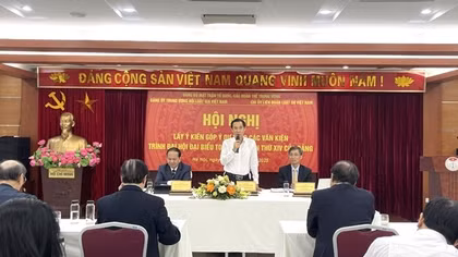 Các luật gia, luật sư tham gia góp ý kiến vào các dự thảo văn kiện trình Đại hội XIV của Đảng