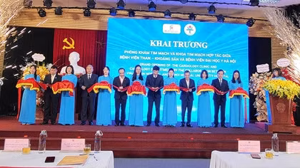 Bệnh viện TKV và Bệnh viện Đại học Y Hà Nội khai trương Phòng khám tim mạch chuyên sâu