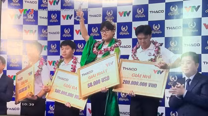 Nam sinh Hà Nội giành vòng nguyệt quế Đường lên đỉnh Olympia năm 2025