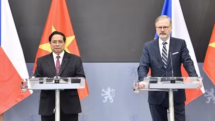 Tuyên bố chung nâng cấp quan hệ Việt Nam - Czech lên “Đối tác Chiến lược”
