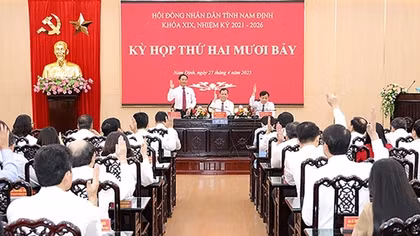 Thông qua chủ trương sắp xếp đơn vị hành chính tỉnh Nam Định