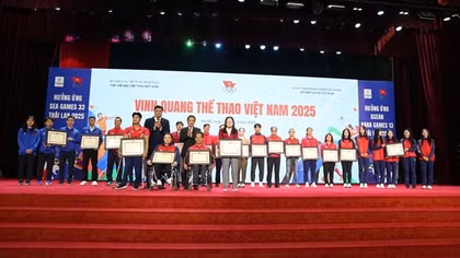Vinh danh những gương mặt xuất sắc của Thể thao Việt Nam