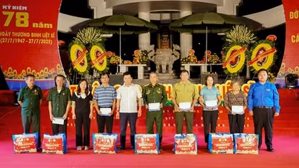 Công an các đơn vị, địa phương tiếp tục tri ân nhân ngày Thương binh - Liệt sĩ