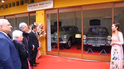 Công bố quyết định công nhận ba chiếc xe ôtô phục vụ Chủ tịch Hồ Chí Minh là Bảo vật quốc gia
