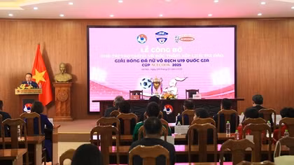 Bốc thăm giải Bóng đá nữ Vô địch U19 Quốc gia 2025