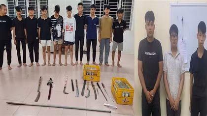 Ngăn chặn kịp thời nhóm thanh thiếu niên mang hung khí hẹn đánh nhau
