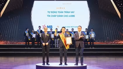 BIZ MBBank giành 3 giải Sao Khuê nhờ công nghệ AI và dữ liệu lớn