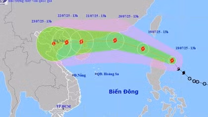 Bão Wipha có nhiều nét tương đồng Yagi, đổ bộ với cấp độ mạnh
