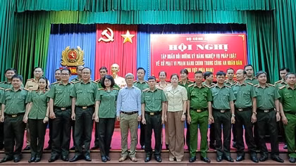 Nâng cao nghiệp vụ pháp luật về xử phạt vi phạm hành chính trong CAND