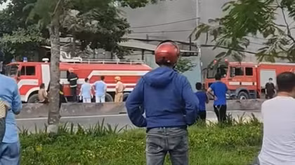 Hai người tử vong trong vụ cháy xưởng sản xuất bột nhang