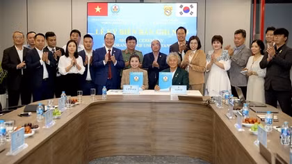 Ký kết Biên bản ghi nhớ tổ chức Giải Taekwondo Cảnh sát Châu á mở rộng năm 2024