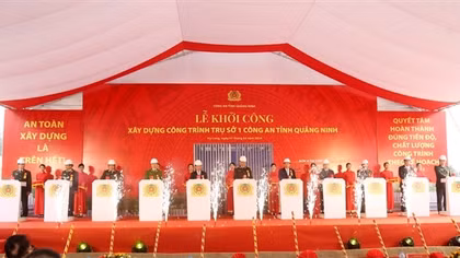 Khởi công trụ sở làm việc Công an tỉnh Quảng Ninh